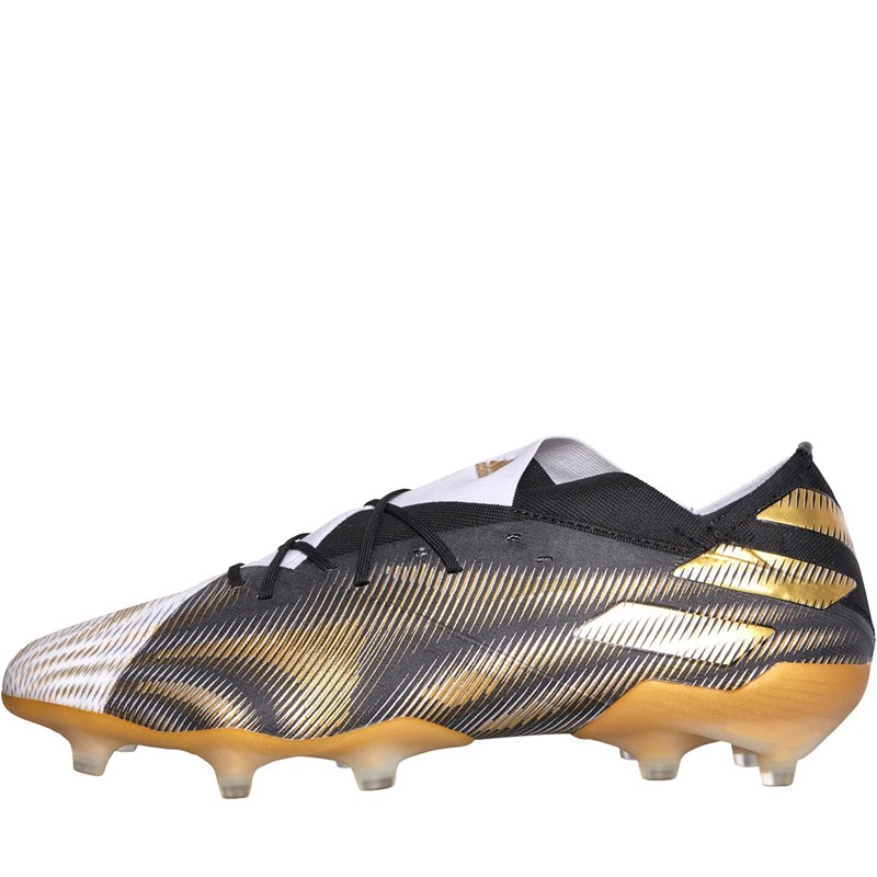 Adidas football boots hot sale black and gold