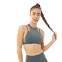 adidas Damskie All Me 3-Stripes Staniki Sportowe Niebieski