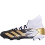 adidas Mens PREDATOR 20.3 FG FIRM GROUND Football Boots Footwear White/Gold Metallic/Core Black