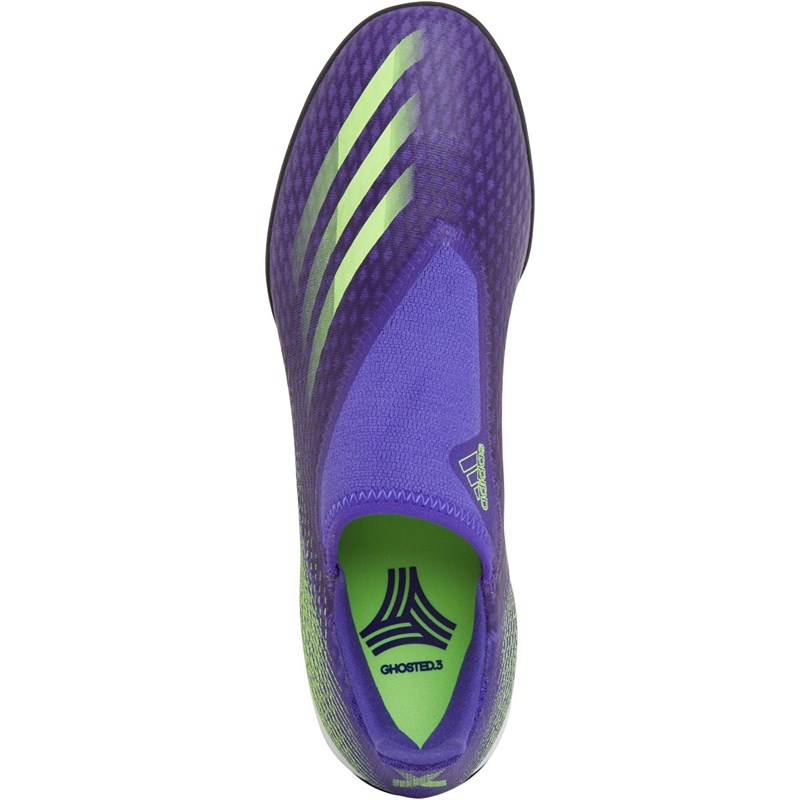 adidas Męskie X Ghosted.3 Laceless TF ASTRO Buty Piłkarskie Niebieski