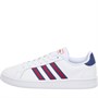 adidas Mens Grand Court Trainers Footwear White/Tech Indigo/Scarlet