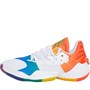 adidas Mens Harden Vol. 4 Pride Basketball Shoes Footwear White/Gold Metallic/Solid Red