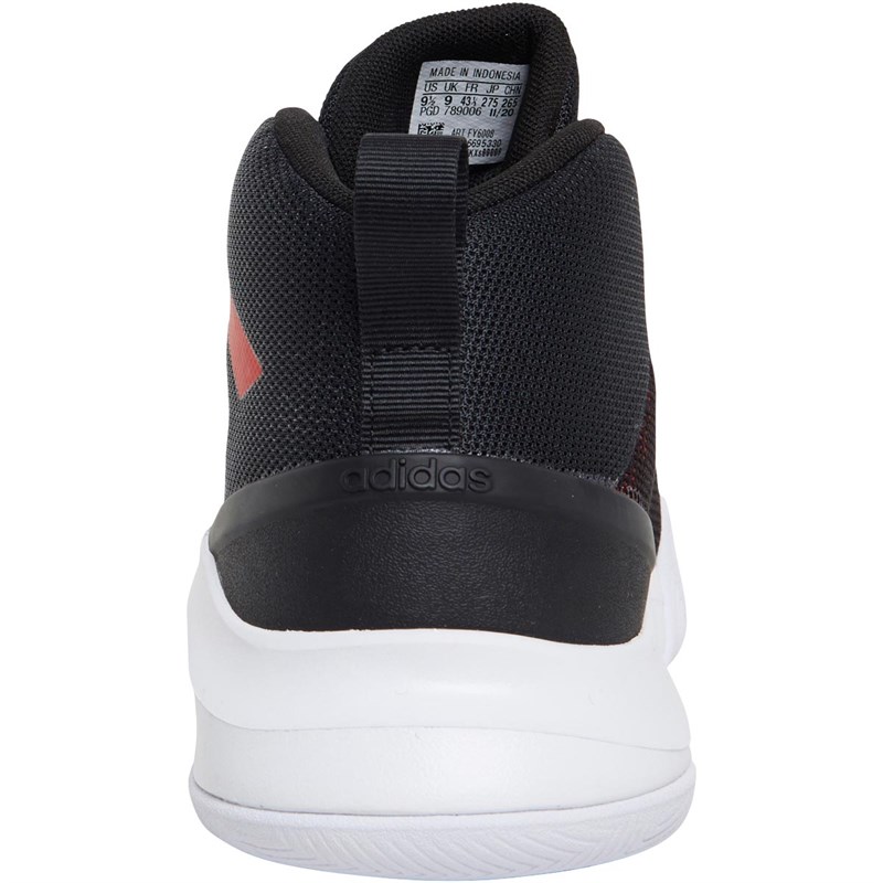 adidas Mens Ownthegame Basketball Shoes Core Black/Vivid Red/Footwear White