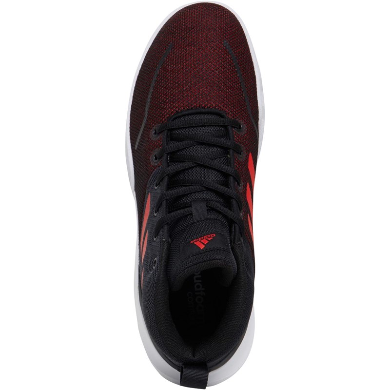 adidas Mens Ownthegame Basketball Shoes Core Black/Vivid Red/Footwear White