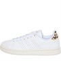 adidas Womens Advantage Trainers Footwear White/Footwear White/Gold Metallic