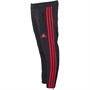 adidas Junior MUFC Manchester United Downtime Track Pants Black/Blaze Red/Core Pink