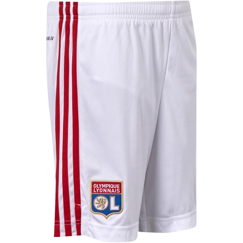adidas Pantalons de Sport Performants OL Olympique Lyonnais Home Junior Blanc