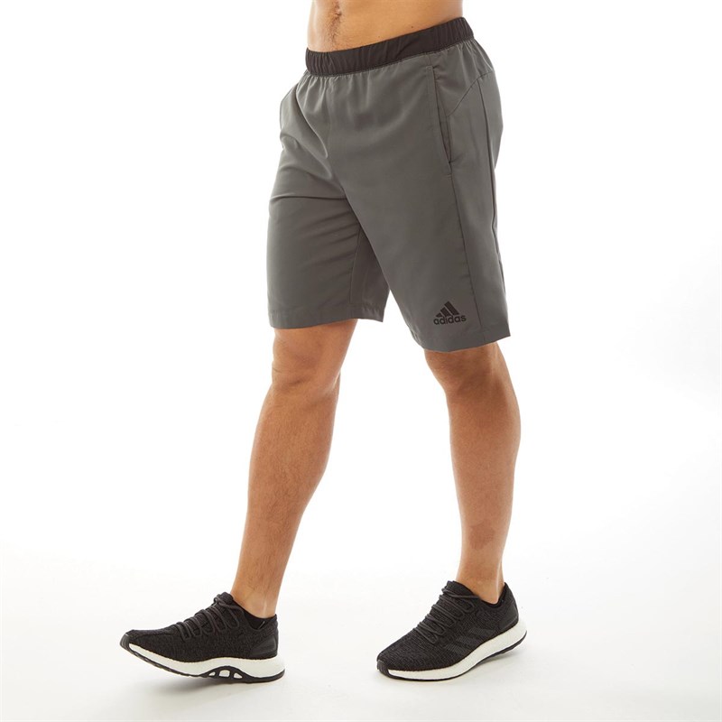 adidas Pantalons de Sport Performants Woven Homme Gris