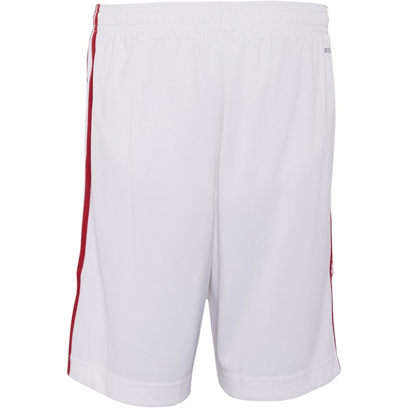 adidas Junior AFC Arsenal Home Shorts White/Active Maroon