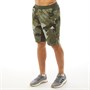 adidas Mens Continent Camo City Long Shorts Green Feather