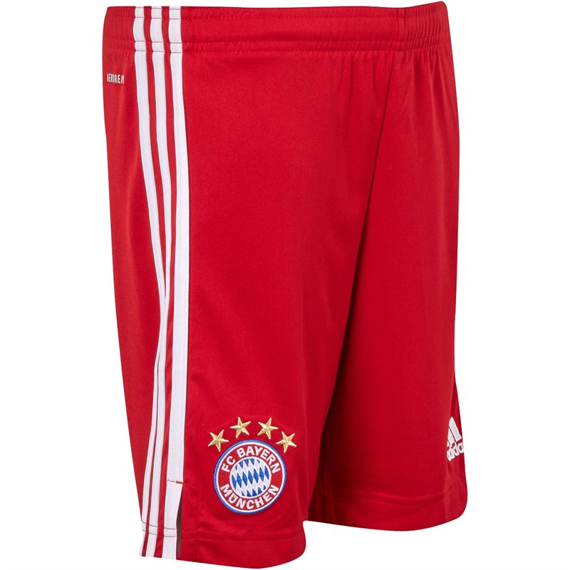 adidas Junior FCB Bayern Munich Home Shorts FCB True Red