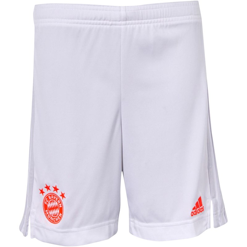 adidas Junior FCB Bayern Munich Away Shorts White