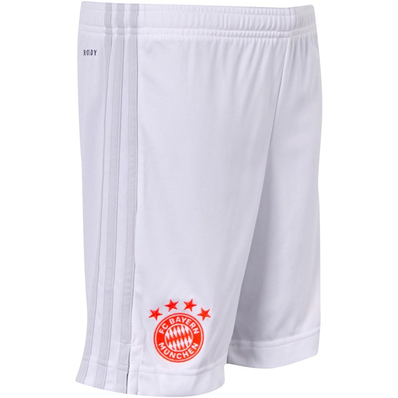 adidas Junior FCB Bayern Munich Away Shorts White