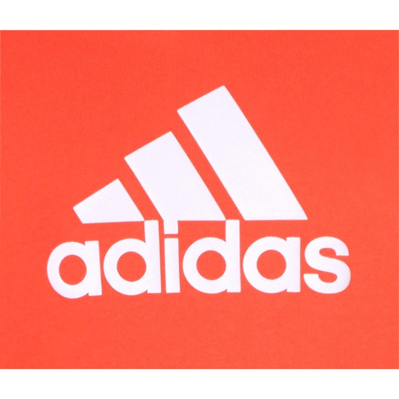 adidas Junior Badge Of Sport Bluzy z kapturami Pomarańczowy