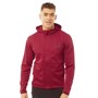 adidas Mens Team Issue Full Zip Hoodie Active Maroon/Black