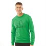 adidas Mens Sportswear Graphic Crew Sweatshirt Vivid Green