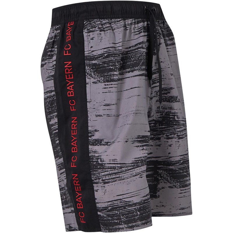 adidas Herren FCB Bayern Munich Swim Badeshorts Schwarz