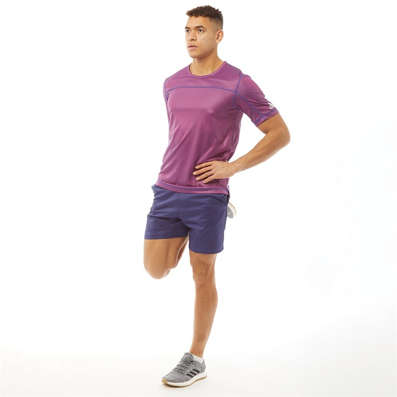 adidas Mens For the Oceans Primeblue T-Shirt Scarlet Melange