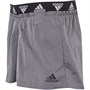adidas Junior Dance Shorts Grey Four/Black/Silver Metallic