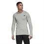 adidas Mens Runner Long-Sleeve Top Metallic Grey
