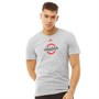 adidas Mens London Tube T-Shirt Medium Grey Heather