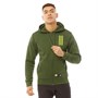 adidas Mens Sportswear Overlay Full-Zip Track Top Wild Pine
