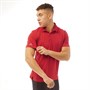adidas Męskie Performance GOLF Polo Koszulki Polo z Krótkim Rękawem Czerwony