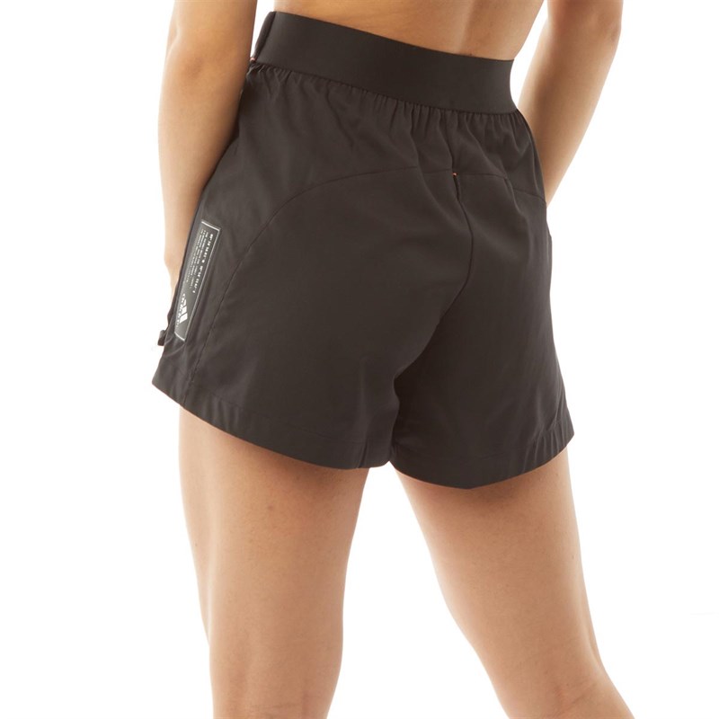 adidas Womens Sportswear Adjustable Primeblue Shorts Black