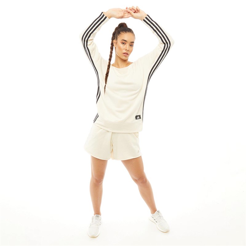 adidas Womens Sportswear Recycled Cotton Cover-up Non Dyed