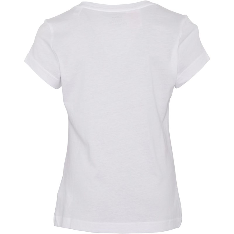 adidas Junior Essentials Linear T-Shirt White/Black