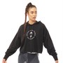adidas Womens adidas X Peloton Crop Hoodie Black