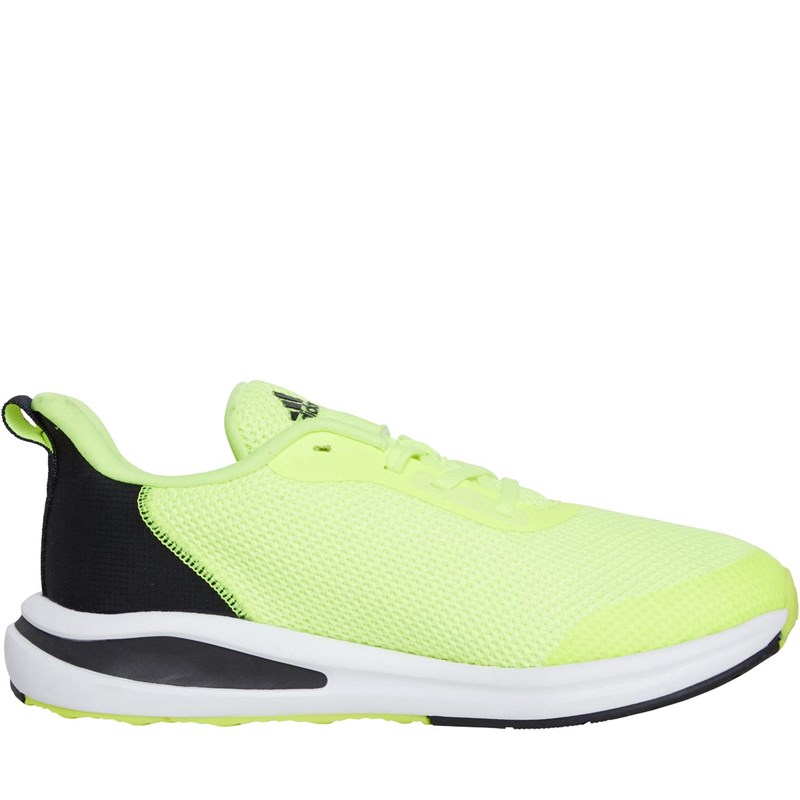 adidas Kids Fortarun Neutral Running Shoes Solar YelLow/Core Black/Footwear White