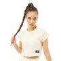 adidas Womens Sportswear Recycled Cotton Crop Top Non Dyed