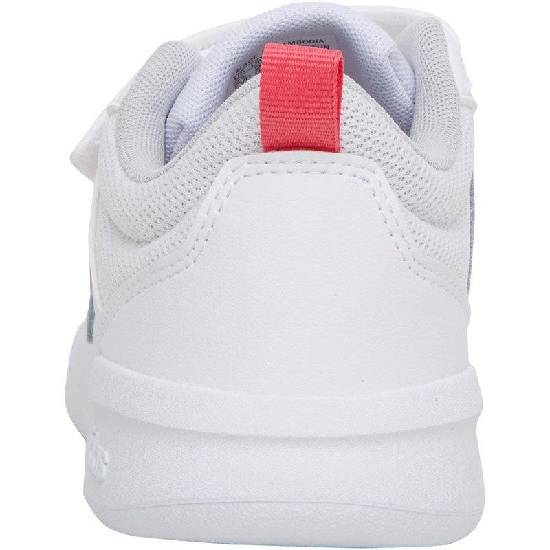 adidas Kids Tensaur Neautral Running Shoes Footwear White/Real Pink/Footwear White