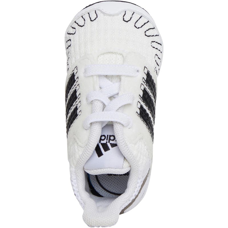adidas Infant Ultracrib Trainers Footwear White/Core Black/Core Black