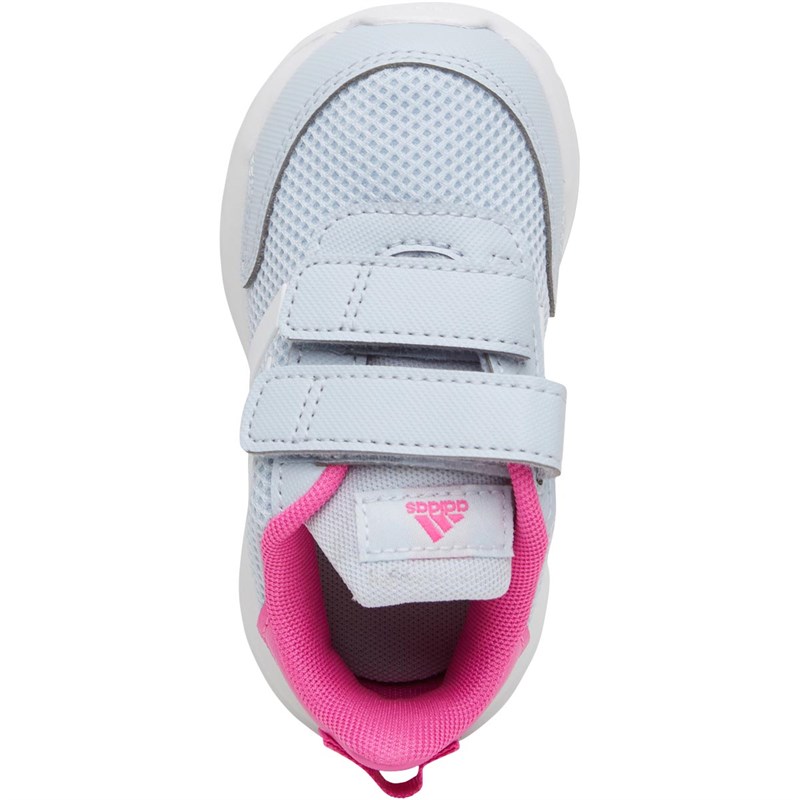 adidas Infant Tensaur Run Neutral Running Shoes Halo Blue/Footwear White/Screaming Pink