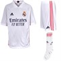 adidas Junior RMCF Real Madrid Home Kit White