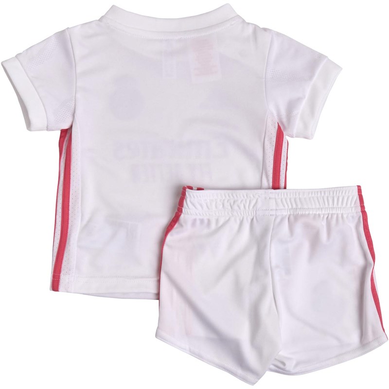 adidas Infant RMCF Real Madrid Home Baby Kit White