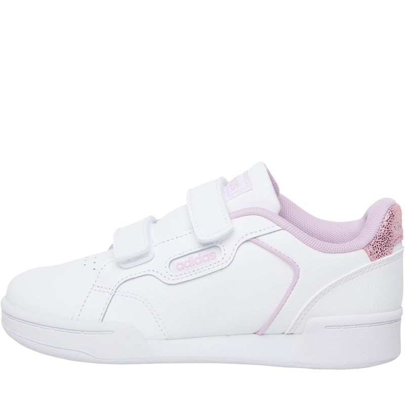 Buy adidas Kids Roguera Trainers Footwear White/Footwear White/Clear Lilac