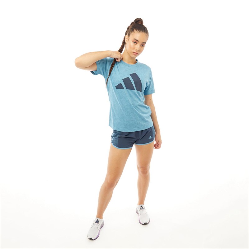 adidas T-Shirts Winners 2.0 Femme Bleu