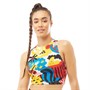 adidas Womens Sportswear Egle Graphic Crop Top Multi Colour