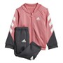 adidas Infant Mini Me AEROREADY XFG Tracksuit Hazy Rose/White