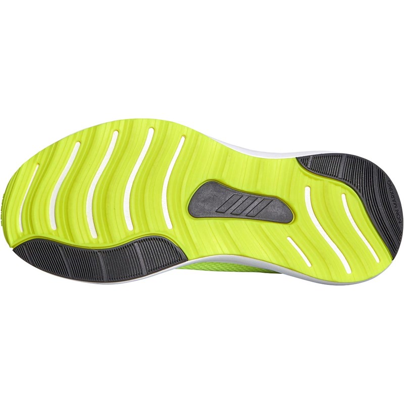 adidas Kids Fortarun Neutral Running Shoes Solar YelLow/Core Black/Footwear White