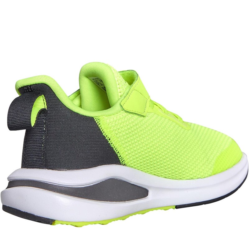 adidas Kids Fortarun Neutral Running Shoes Solar YelLow/Core Black/Footwear White