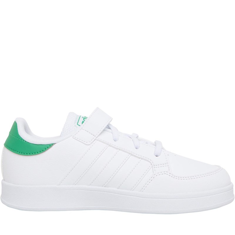 adidas Kinder BREAKNET Hallensportschuhe Weiß