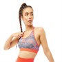adidas Womens Don't Rest Floral Bra Top Teal/Multi Colour/Print