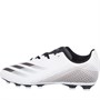adidas Childrens X Ghosted.4 FXG Firm Ground Football Boots Footwear White/Core Black/Silver Metallic
