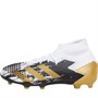 adidas Kids Predator Mutator 20.1 Firm Ground Football Boots Footwear White/Gold Metallic/Core Black