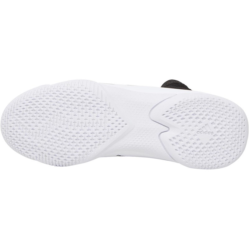 adidas Kids Predator Mutator 20.3 Laceless IN Indoor Football Boots Footwear White/Silver Metallic/Core Black