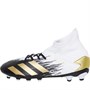 adidas Kids Predator 20.3 MG Multi Ground Football Boots Footwear White/Gold Metallic/Core Black